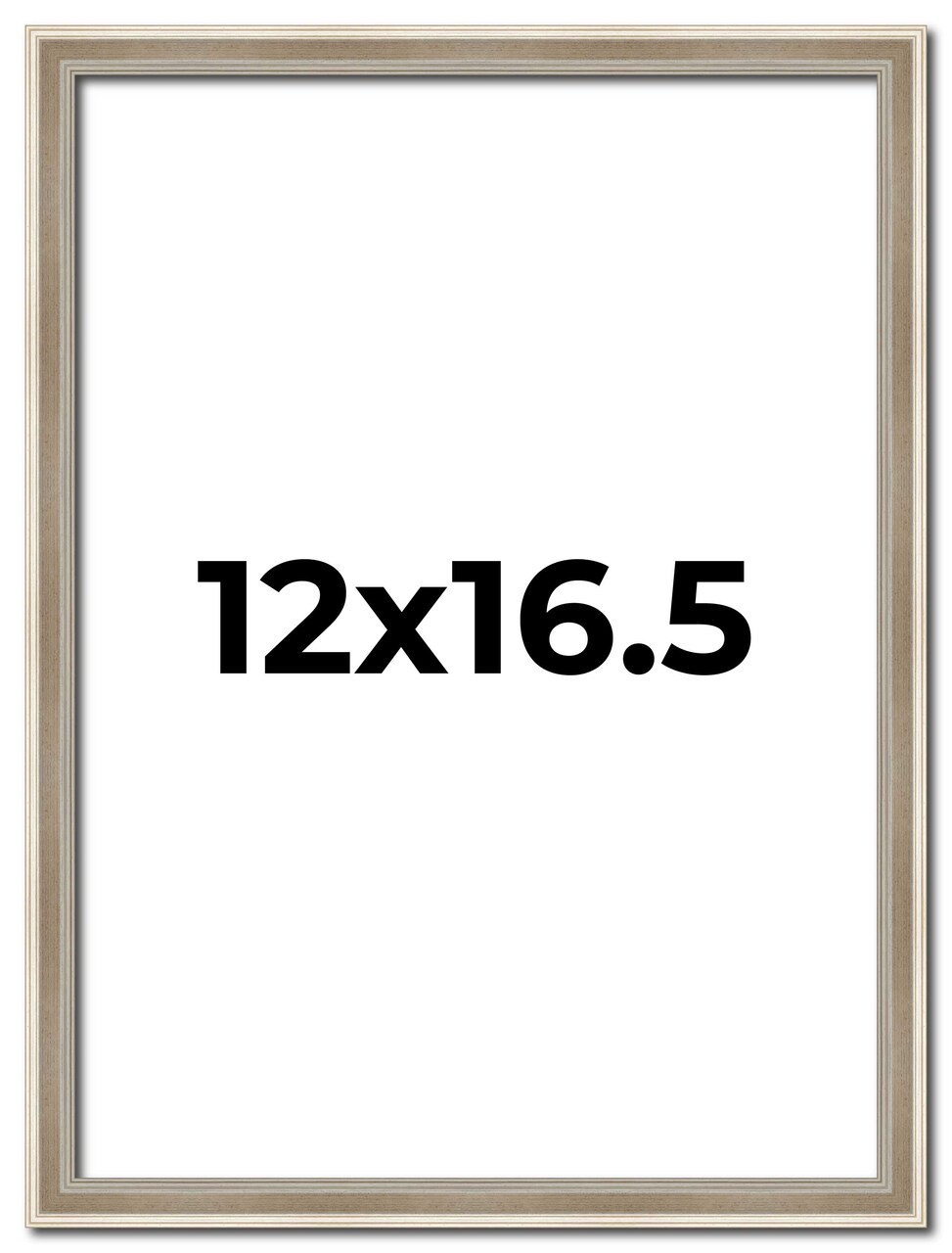 12x16.5 Classic Modern Picture Frame with UV-Resistant Acrylic & Acid Free Backing, Available in 9 Finishes - Black, Blue, Brown, Gold, Grey, Red, Silver, White, Natural